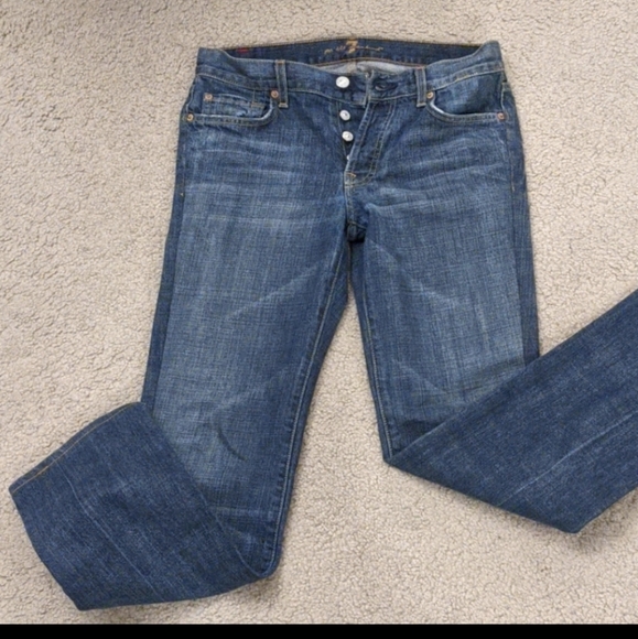 29x31 Men's 7 For All Mankind Jeans - 100% cotton - Picture 4 of 4
